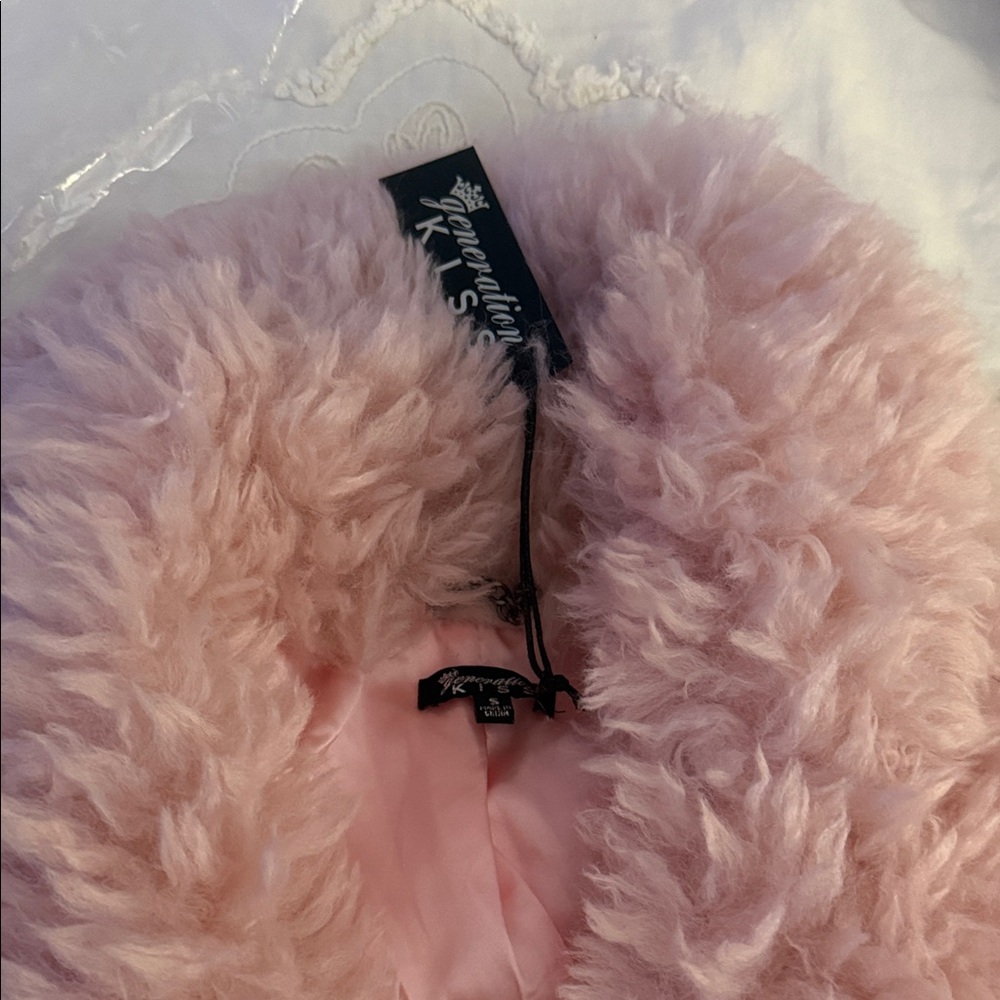 Dolls Kill Pink Teddy Jacket with Faux Fur - Picture 4 of 7